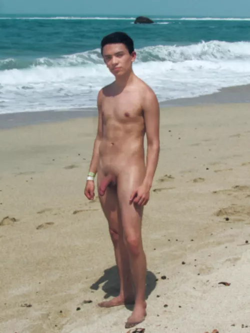 Enjoying in Boca del Saco, Tayrona Park, Colombia