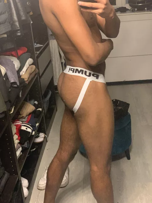 First time wearing a jockstrap. What do you think about it?