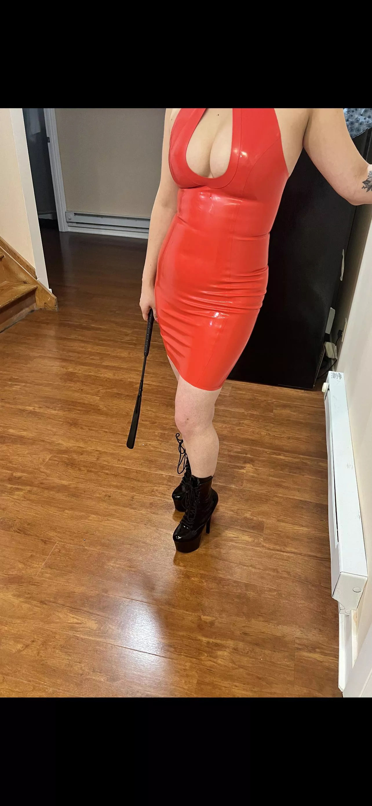 Have you been a good boy or will I need to spank you?