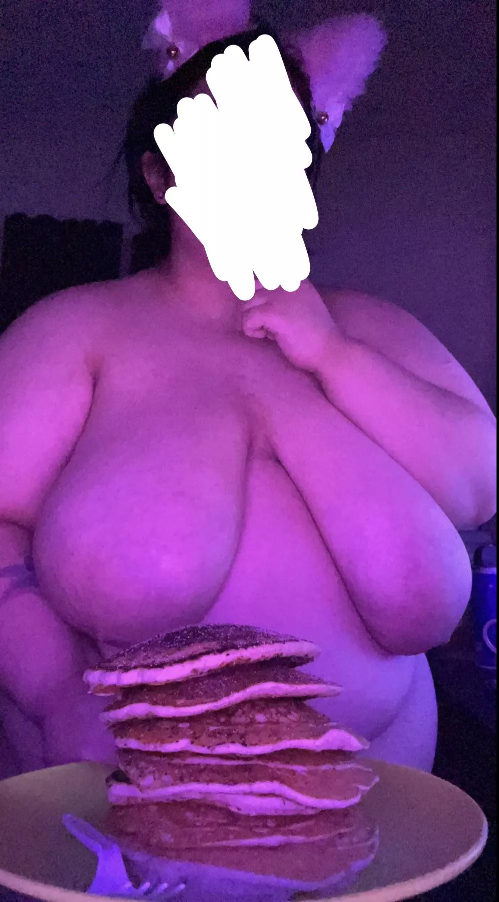 i think i made you a couple too many pancakes sir