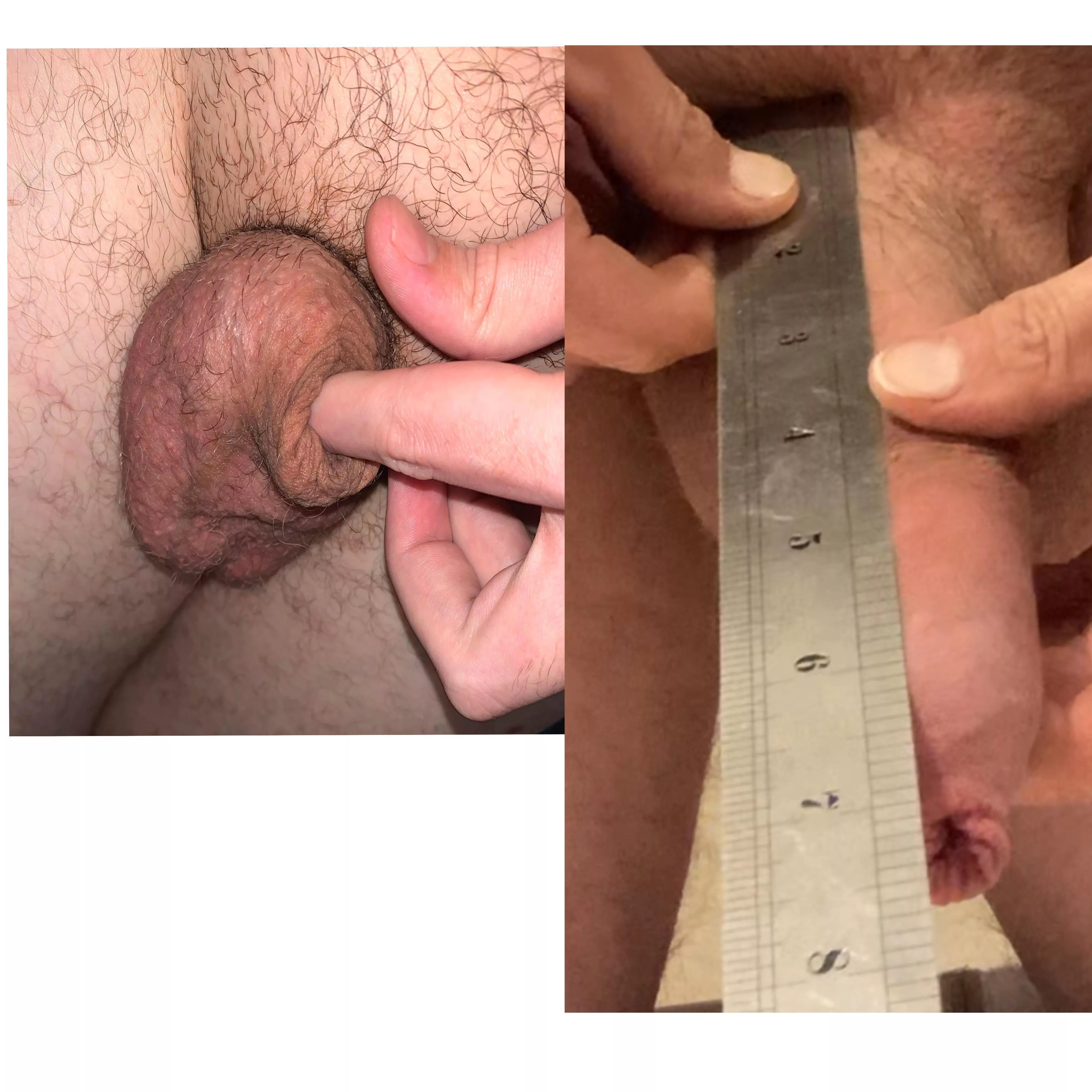 Me (right) comparing to a real man (left) think i need to be caged permanently?