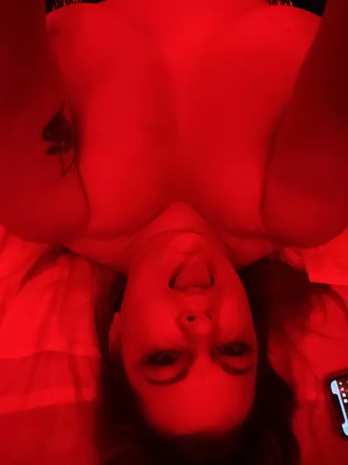 Not a filter lol the swing club red lighting is crazy!!!!