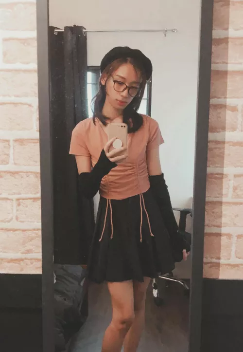 planning my school outfit :3 can’t wait to wear this out! 💜🤭