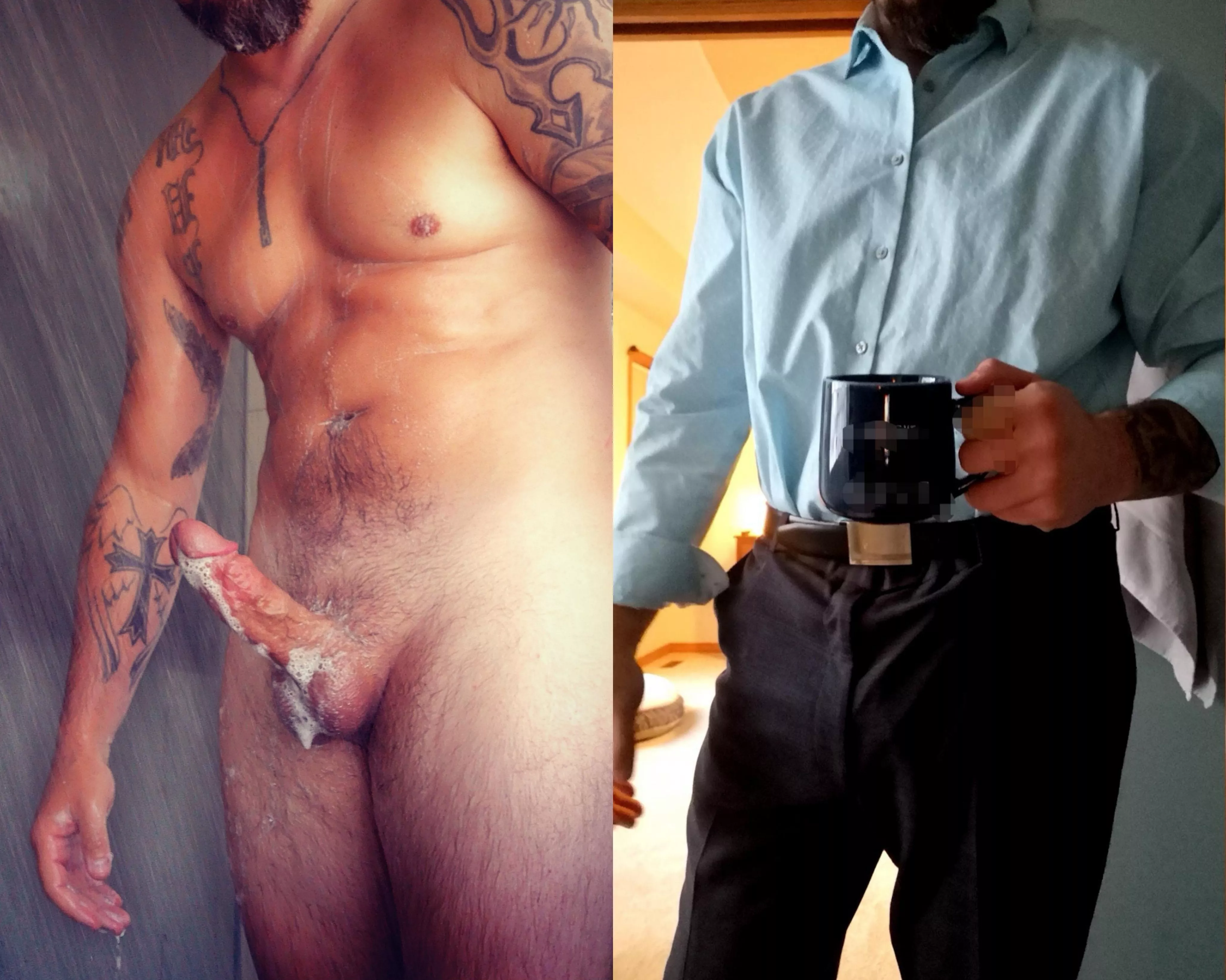 Showered and Ready For Work. Dilf or No? (38)