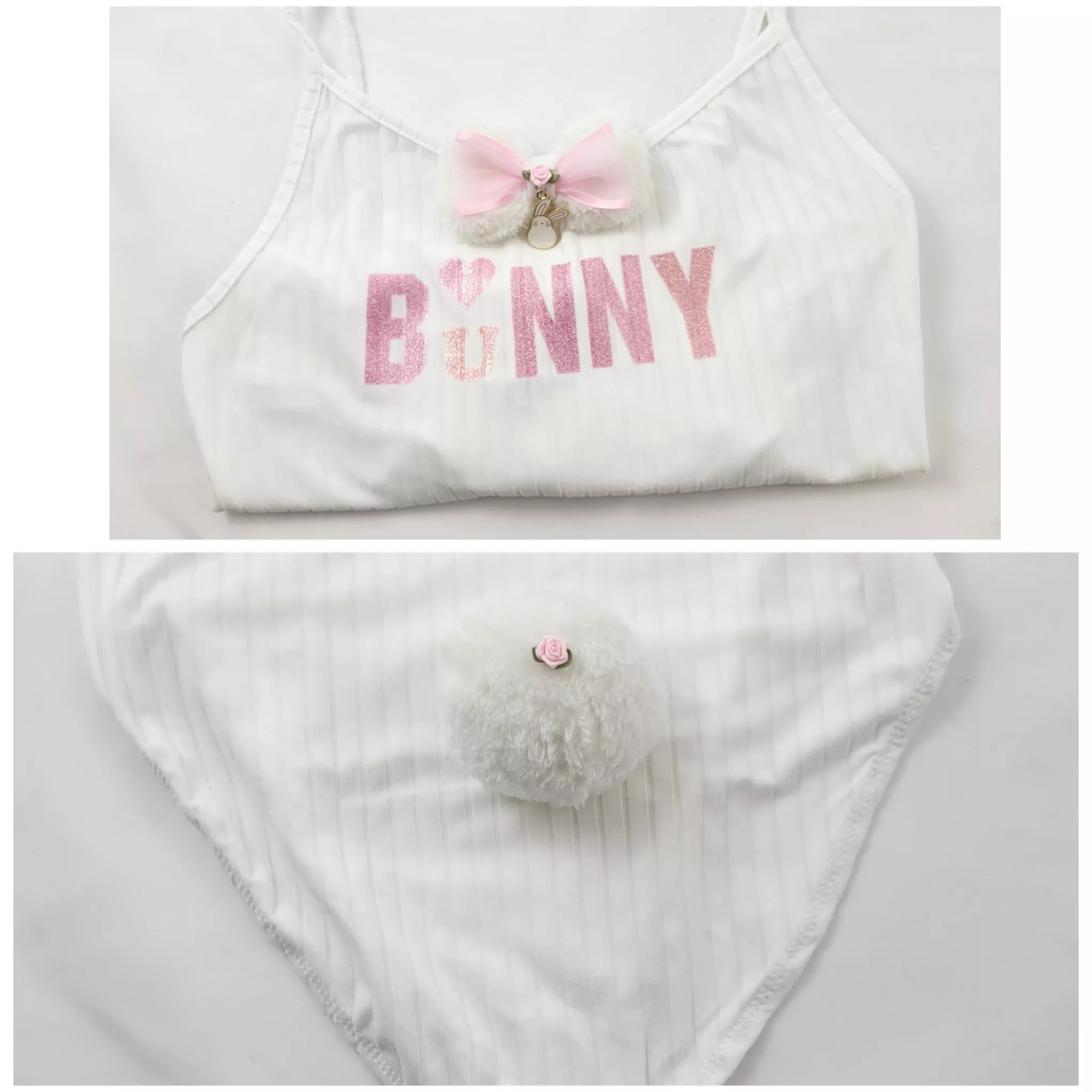 Bunny tail onesie I made 😍