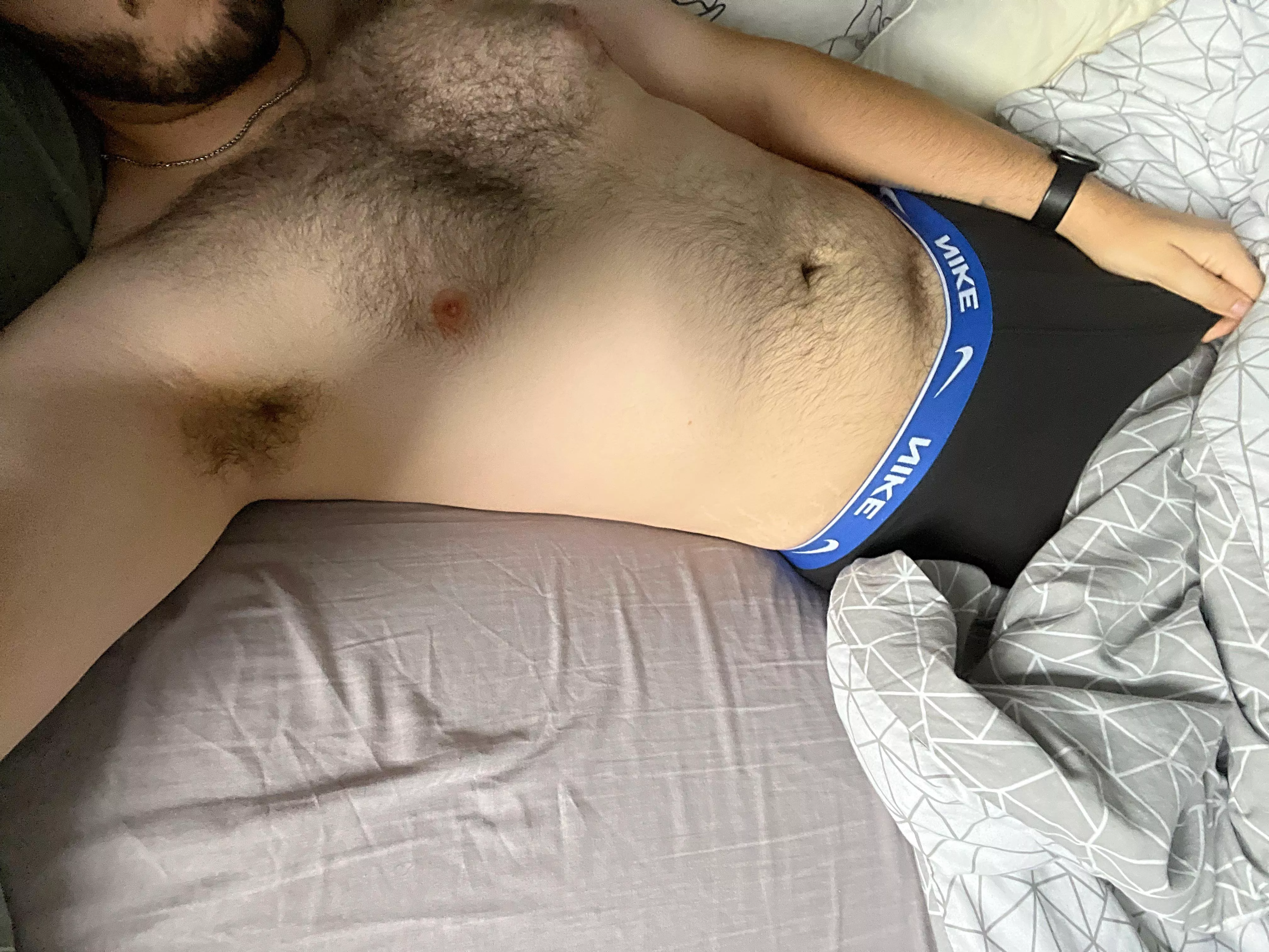 fancy burying your face in my pits this morning? they smell ripe as fuck 😈