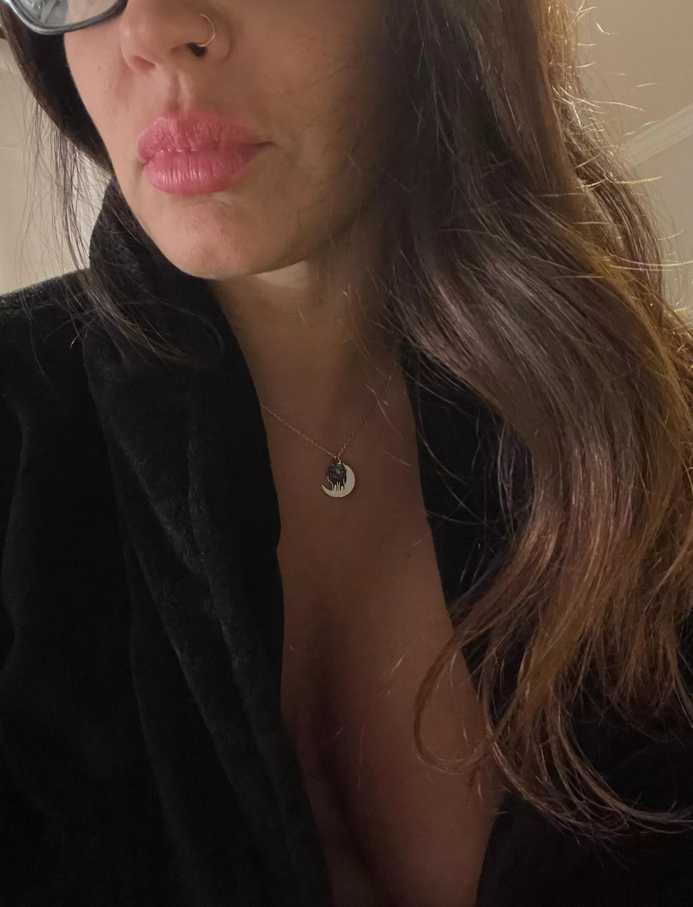 Fun Fact- My favorite holiday is Halloween! Do you like my necklace?