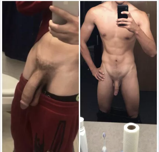 Hung white cock makes my asian dick look tiny