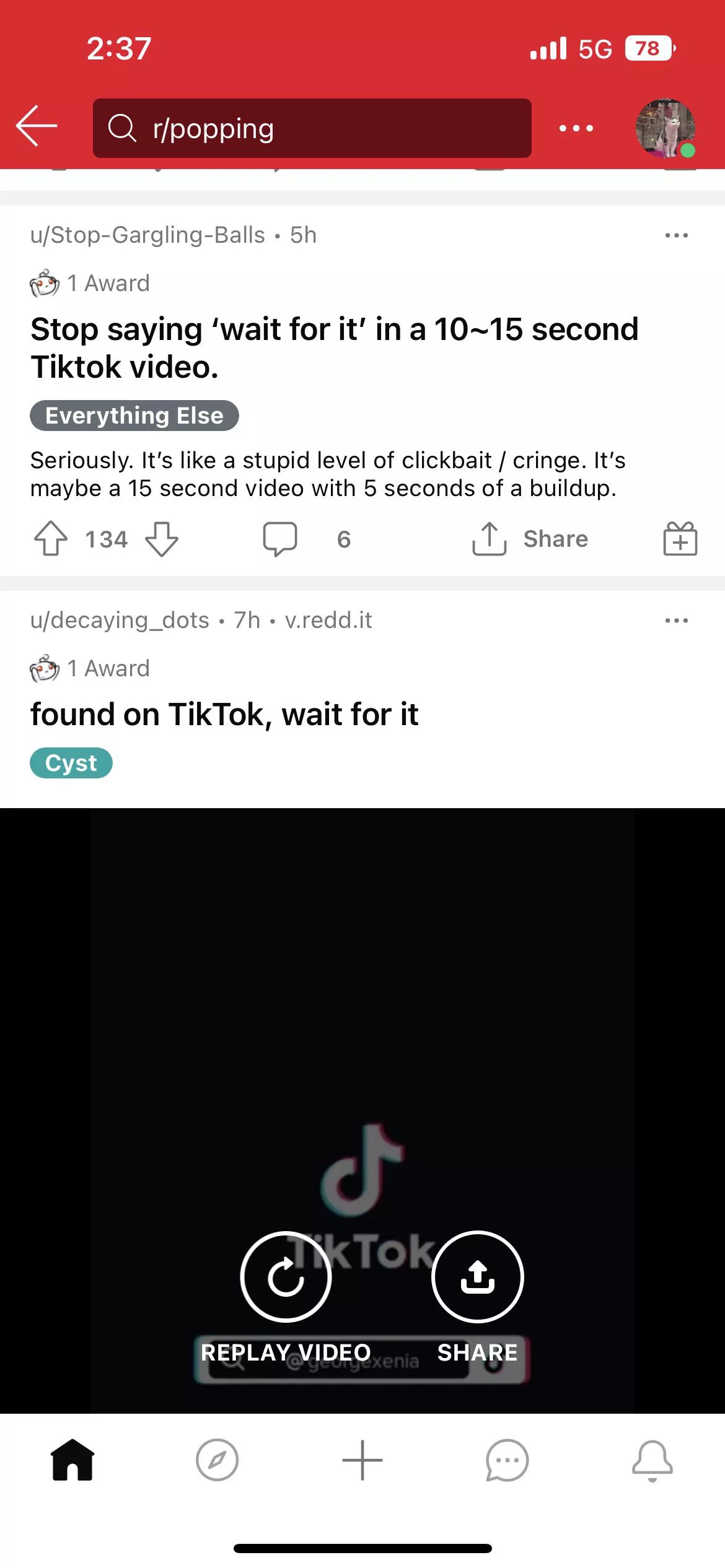 I know this isn’t normal popping content but it was too funny not to share😂