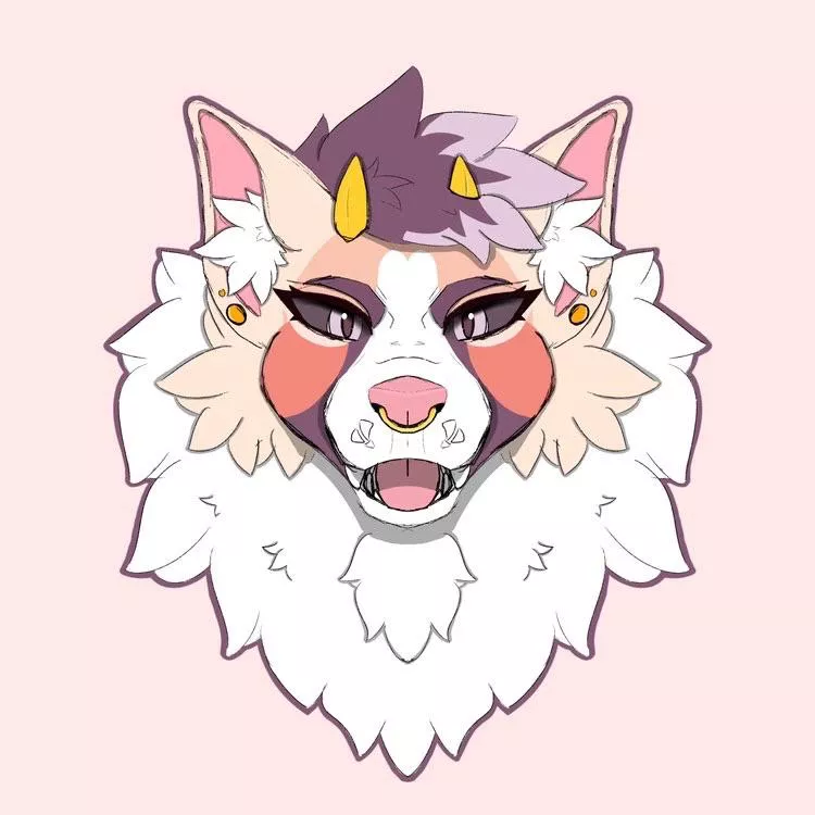 I was bored so I drew this for a friend (art by me)