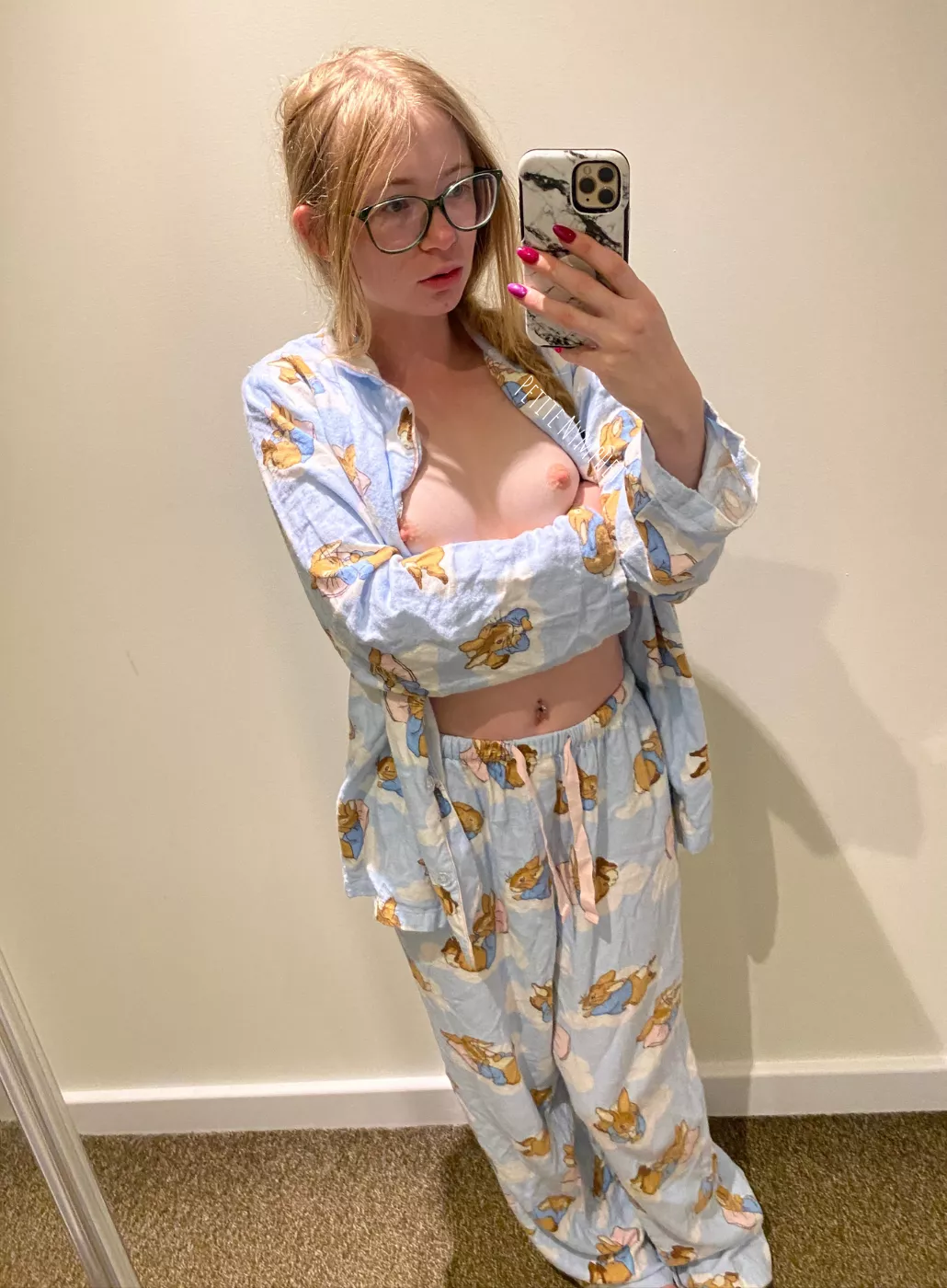 Matching PJs never fail to make me feel cute!