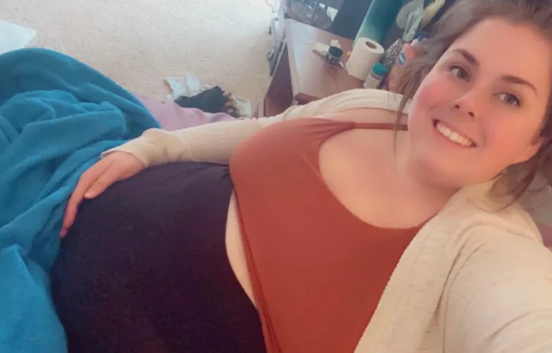 Movie night with the bump