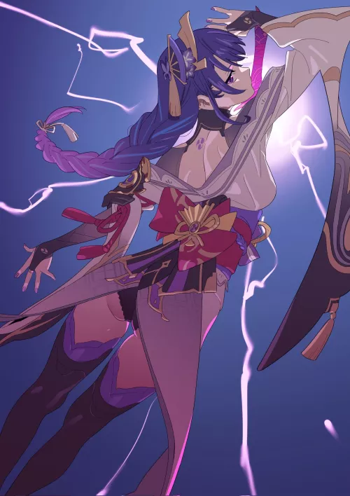 Raiden (by henken_second) [Genshin impact]