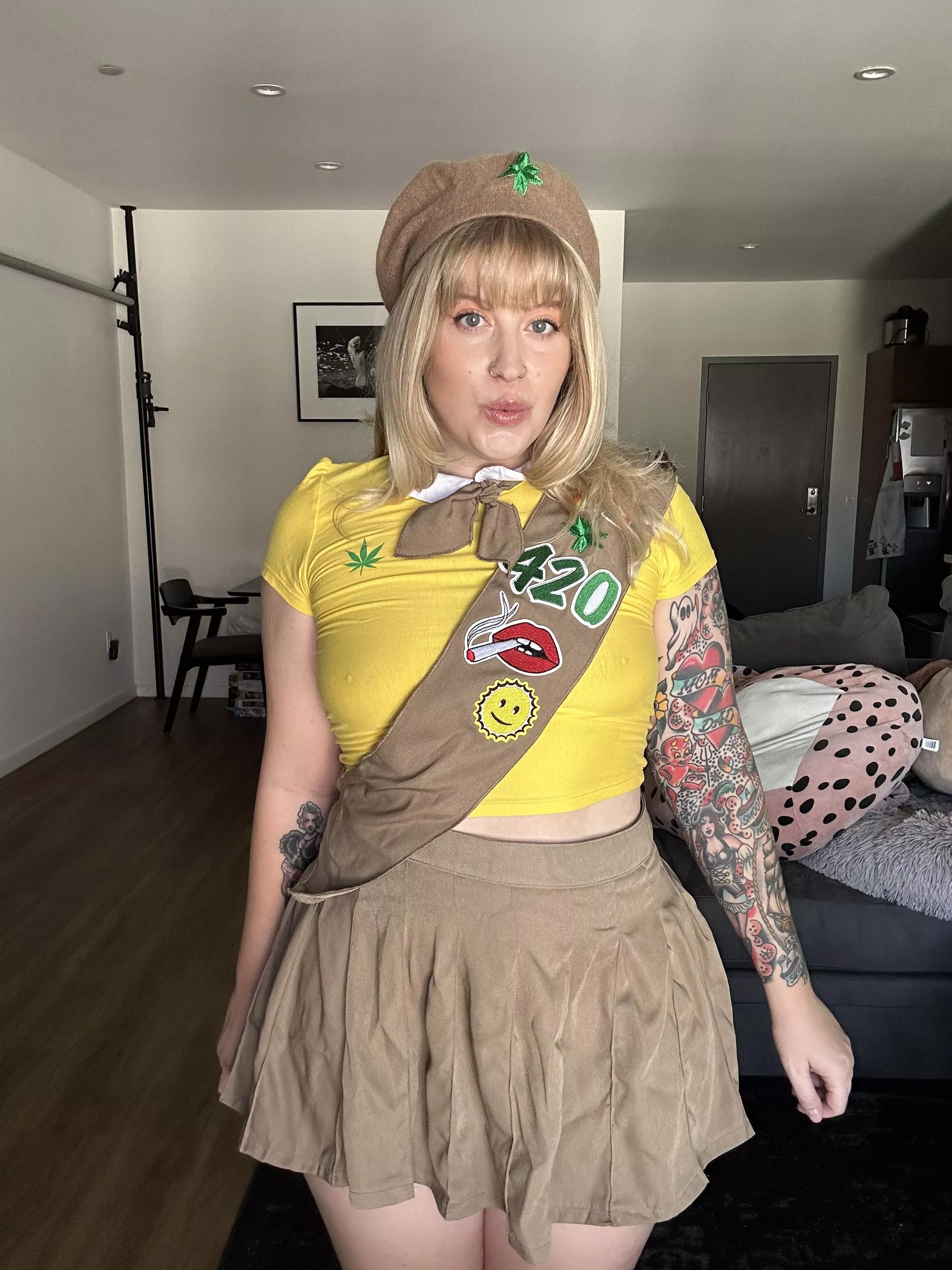 Scout’s honor: I’ll get you high 💚