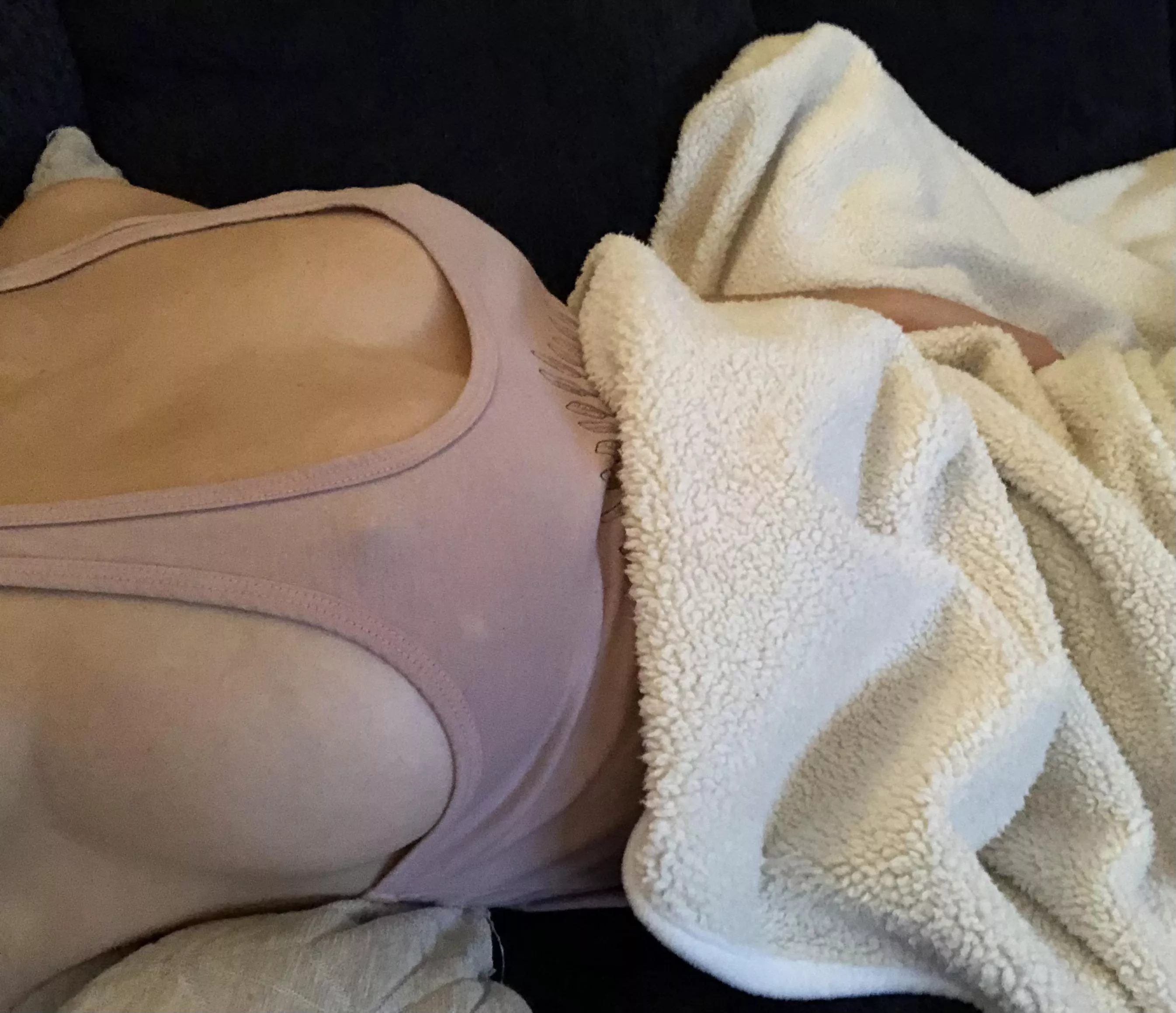 Side of the tit to ya