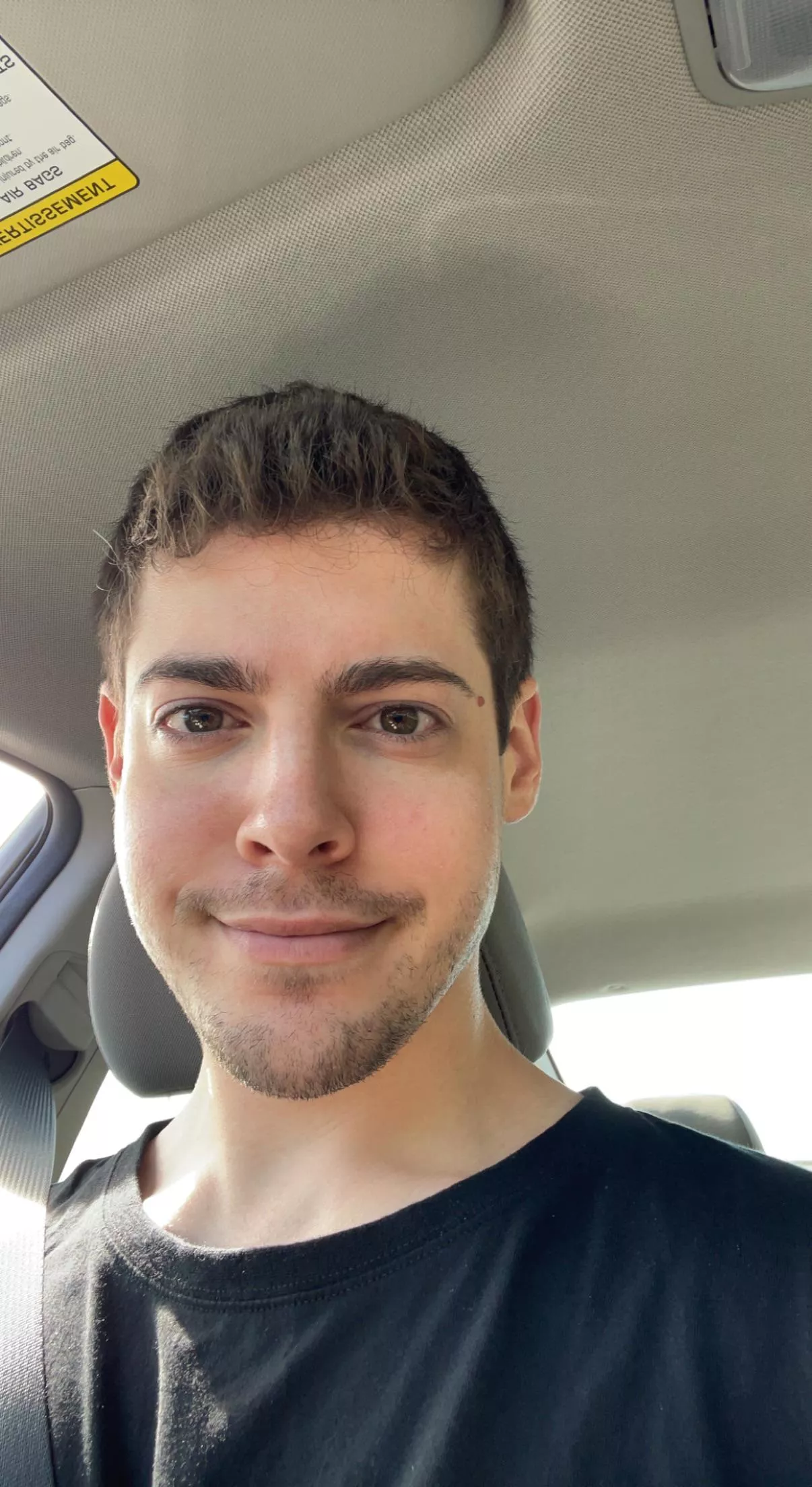 Smiling through the pain when I lose competitive games :)