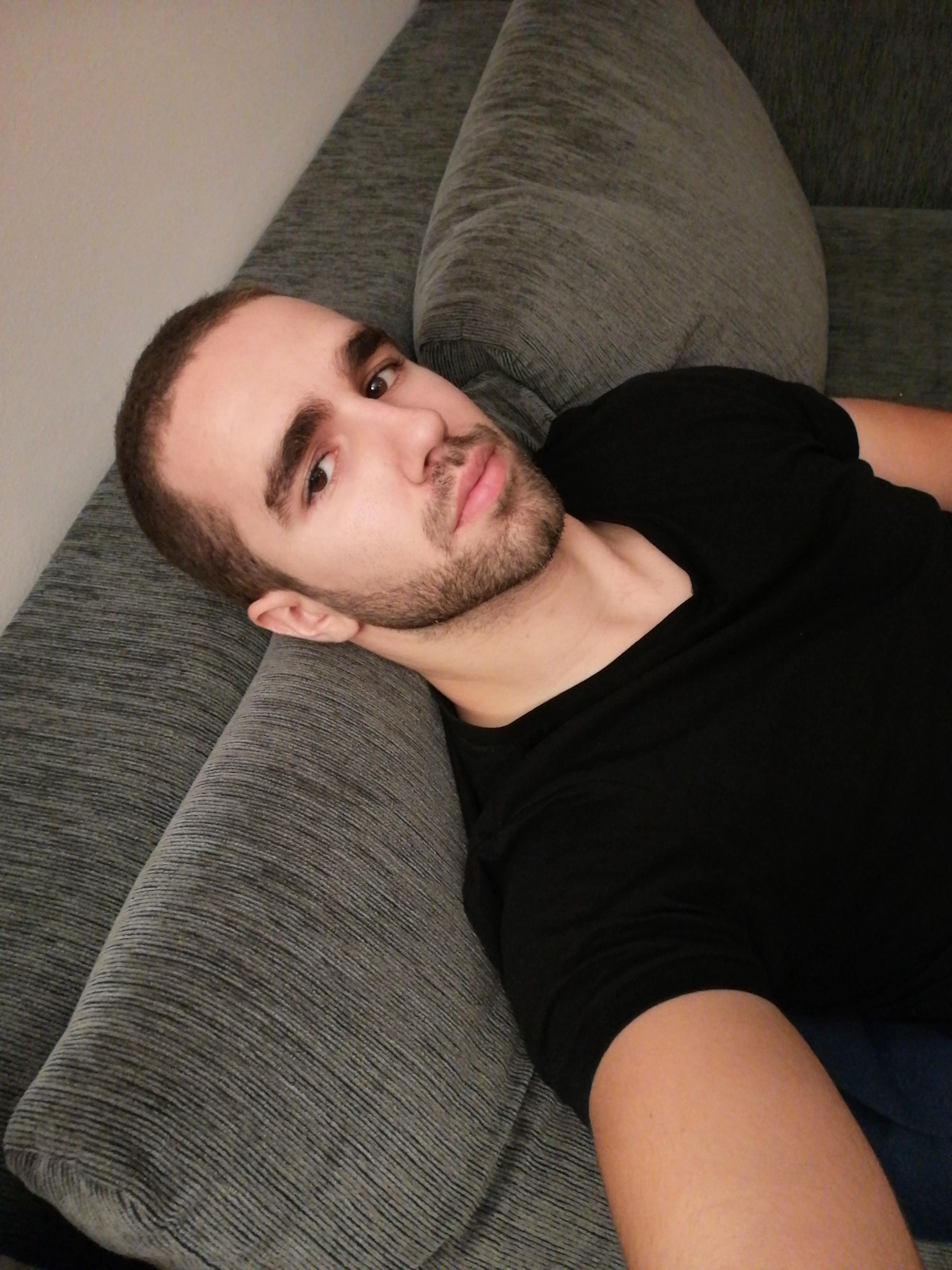 The couch is quite comfortable wanna try it out?