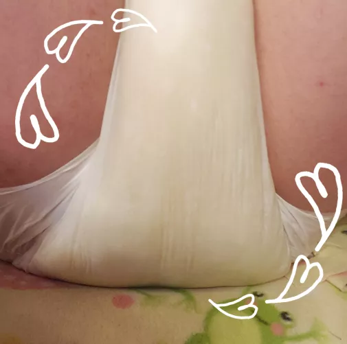 Wet diaper tonight 🥰