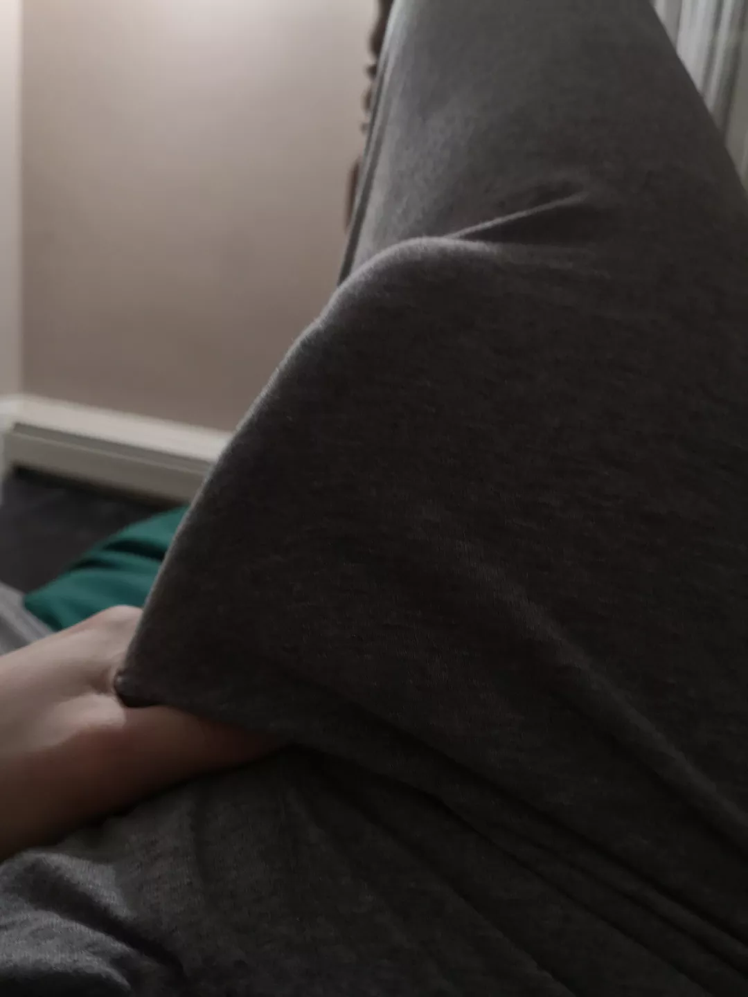 You can see the head and everything