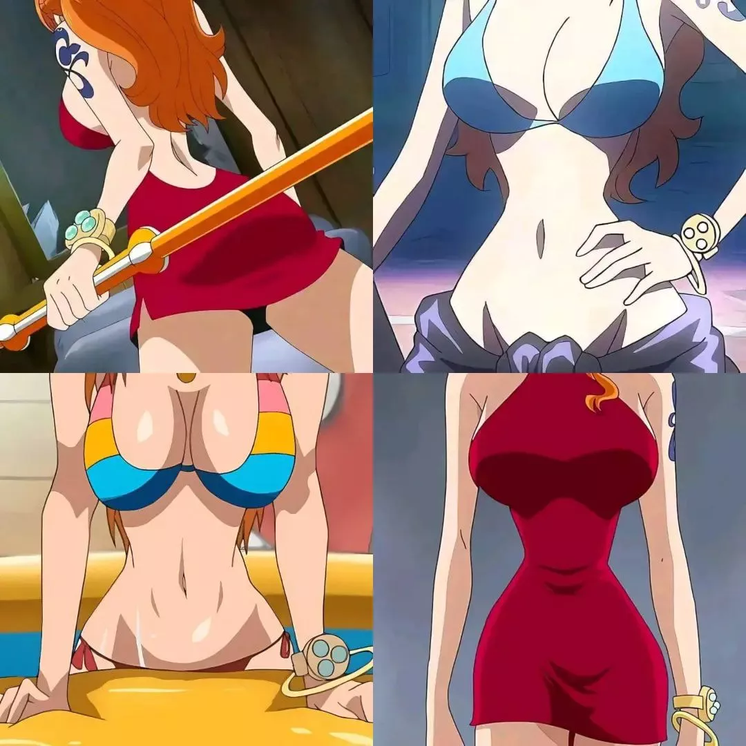 A complex analysis of why I appreciate Nami: her slutty outfits and fan service body