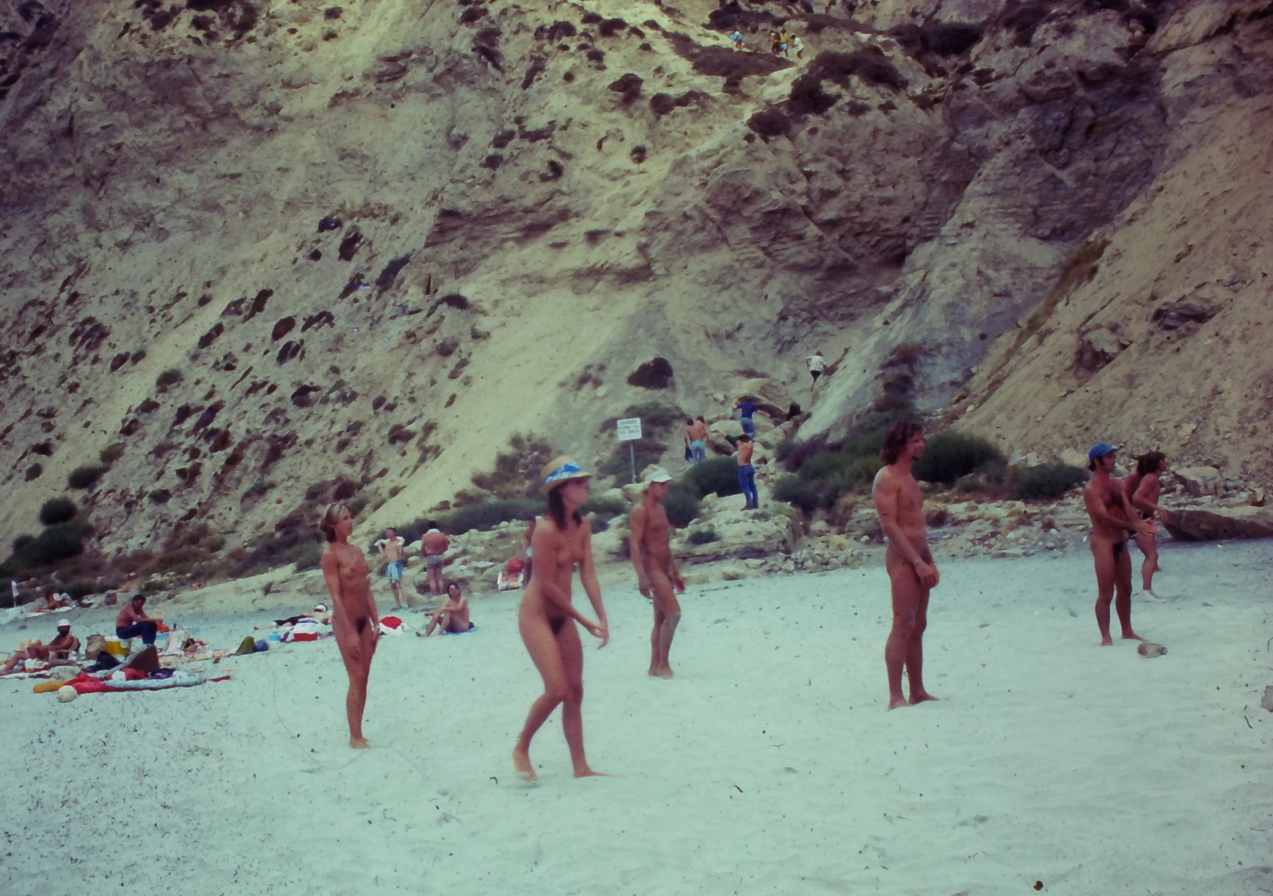 A friendly volleyball game