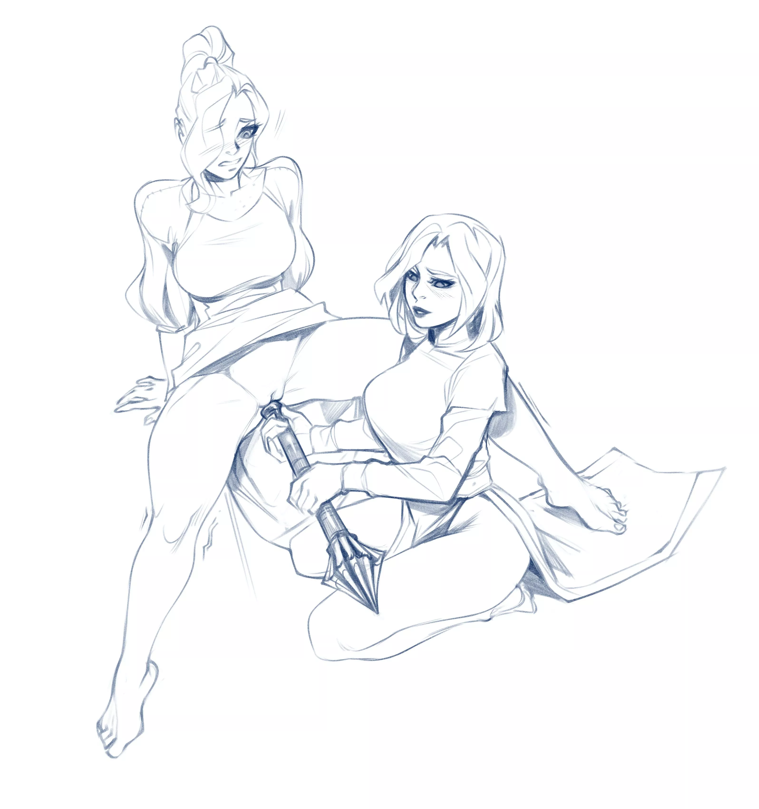 Cleric Gals being Pals (Momdadno)