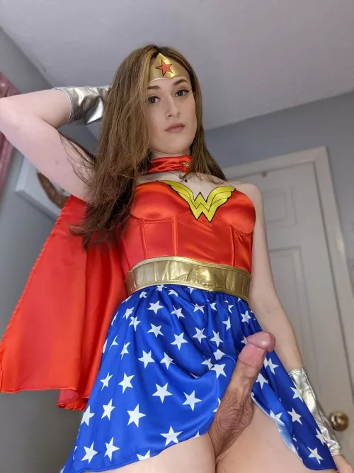 Ever want to be topped by Wonder Woman? 🍆