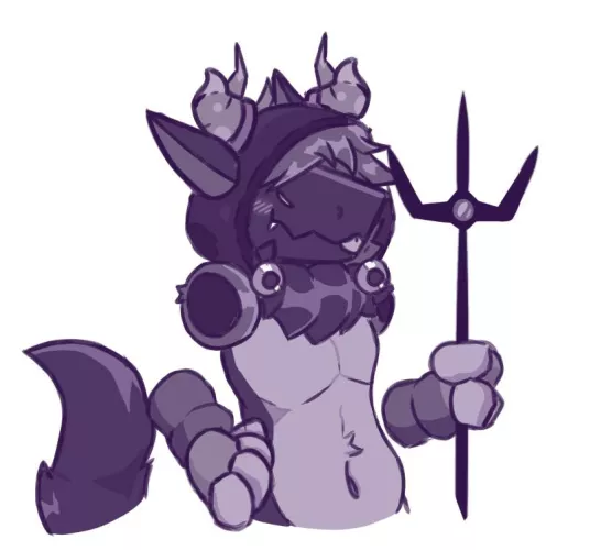 I like purple (art by me)