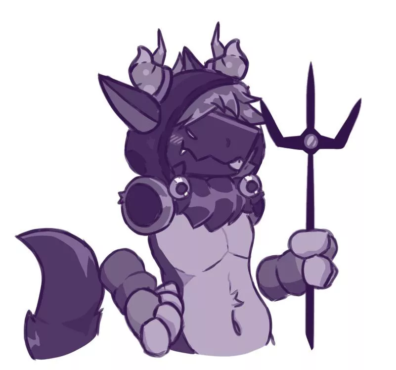 I like purple (art by me)