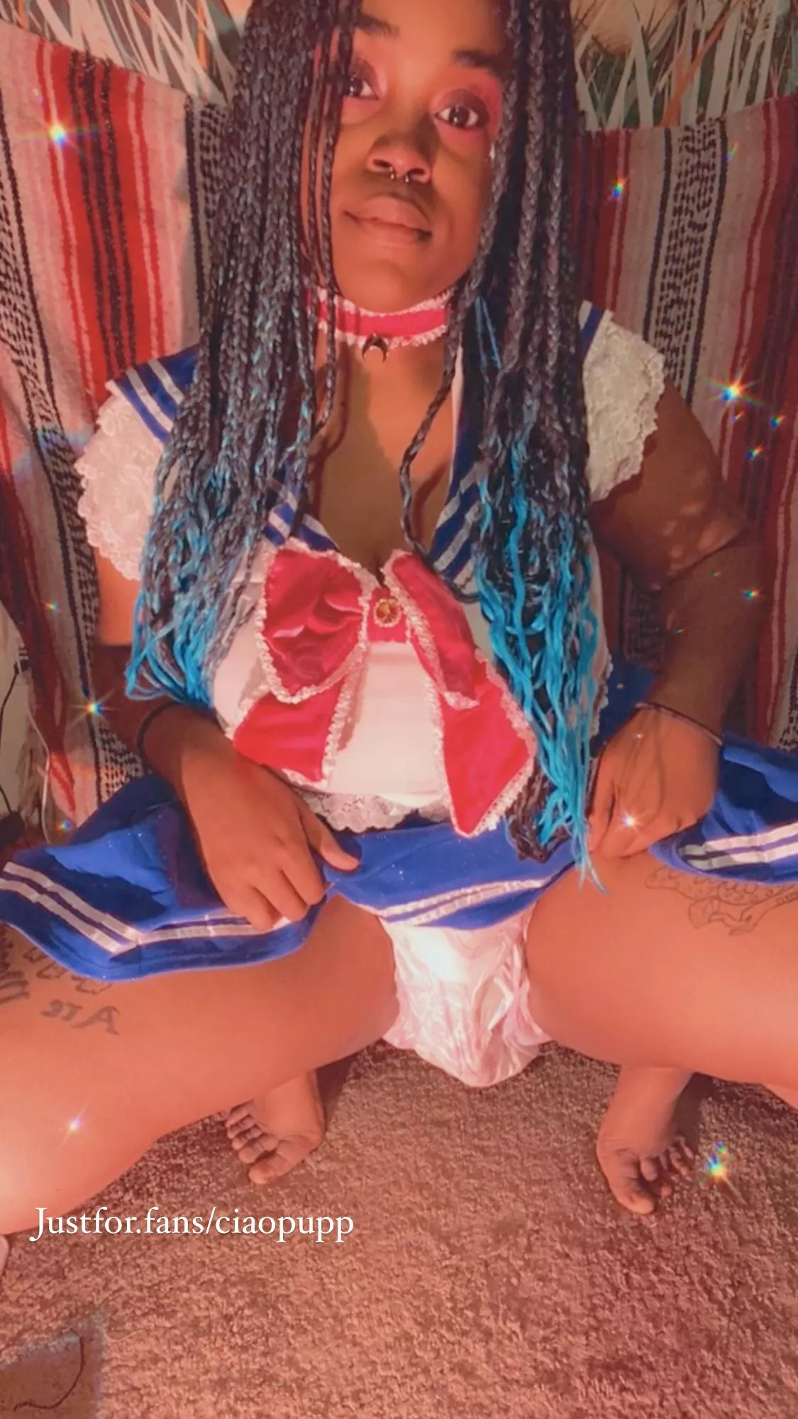 I was diapered sailor moon for a Halloween party last night! 🌙🪄JFF subs gets to see and hear all about it