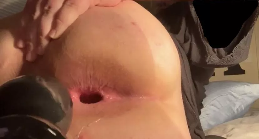 I wish someone was playing in my butthole today 😔 fingers then toys then a fist