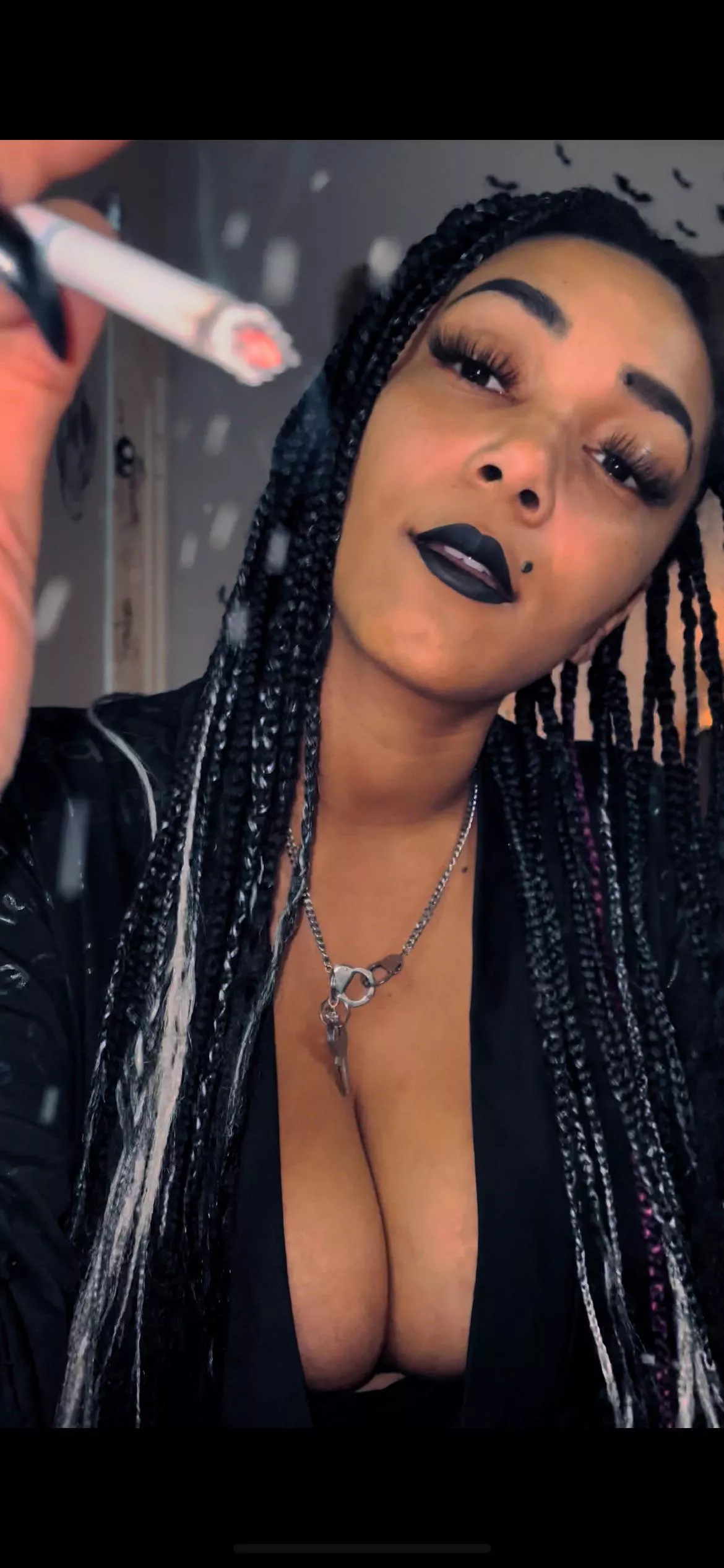 It’s the flick of the wrist making a perfect ash landing in your mouth. Open up wide