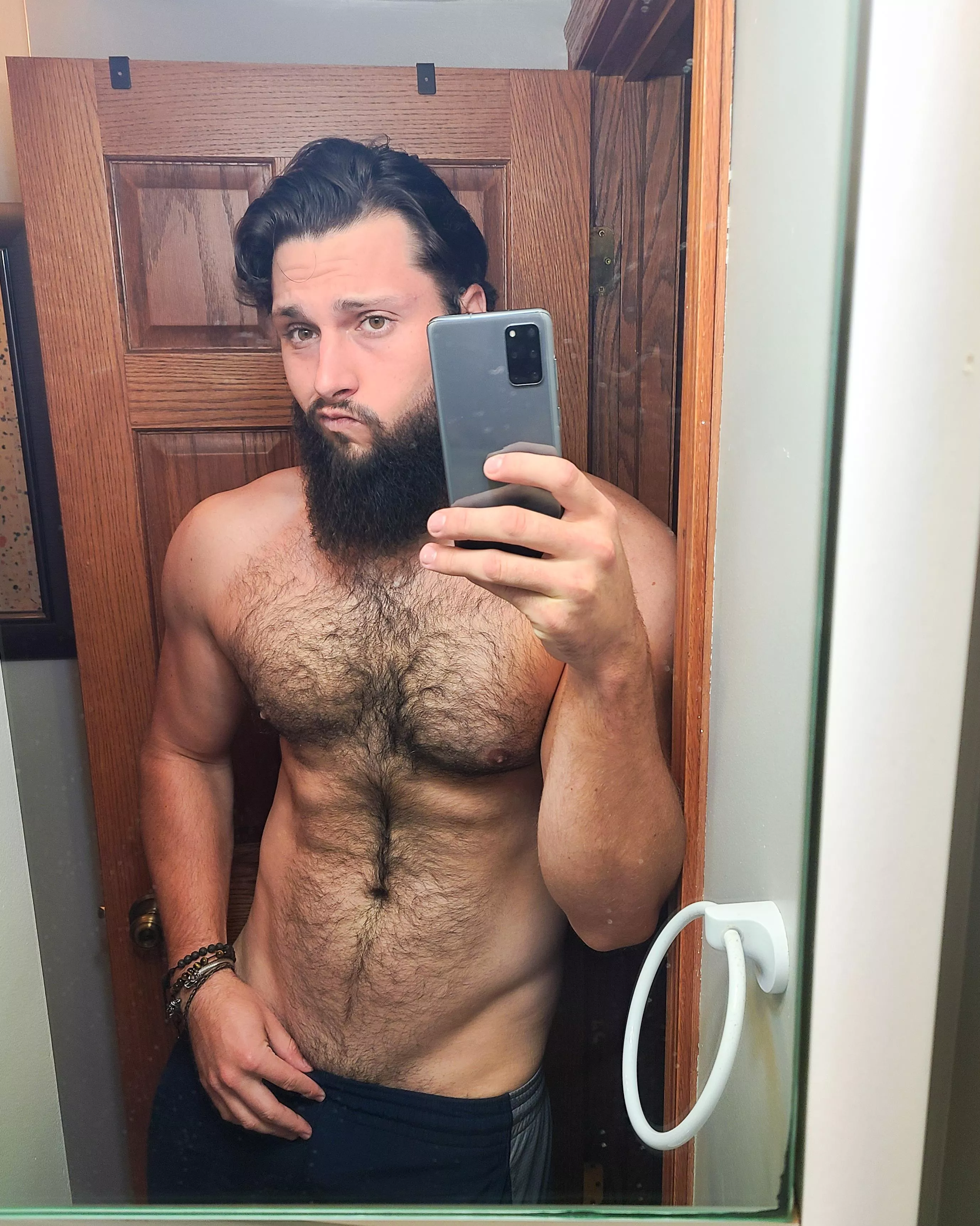 [M] Just got home from the gym. what are you up to?