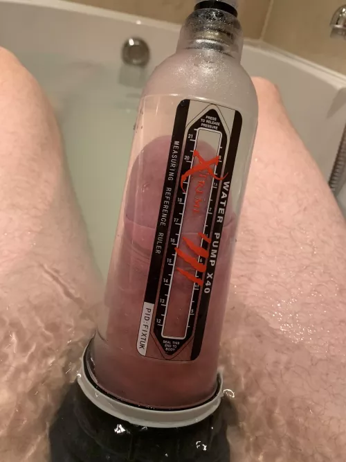 Pumped from 5 inches soft until 8 inches soft