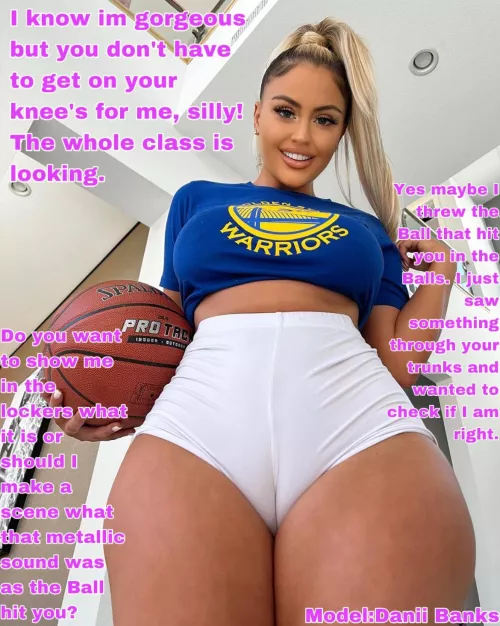 The hot girl from your gym class will gladly hold your keys