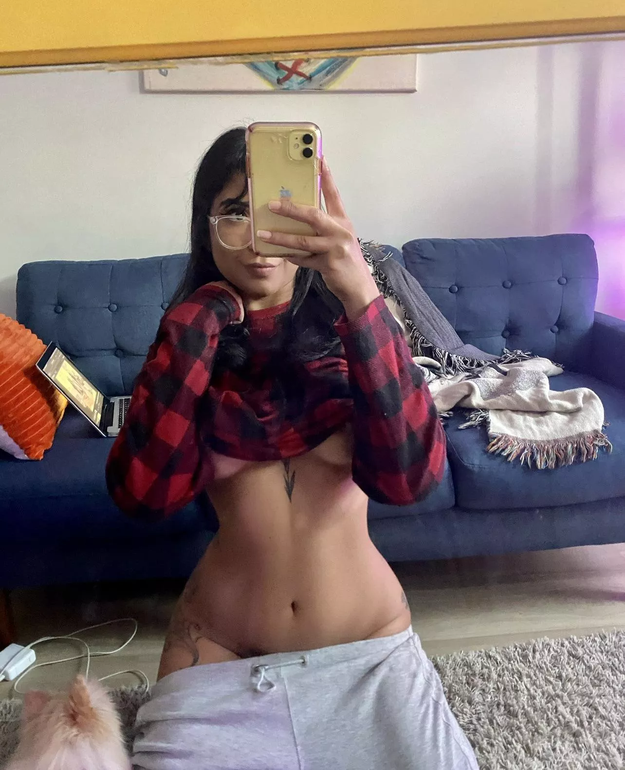 Trying to be sexy in my comfy clothes. 😂