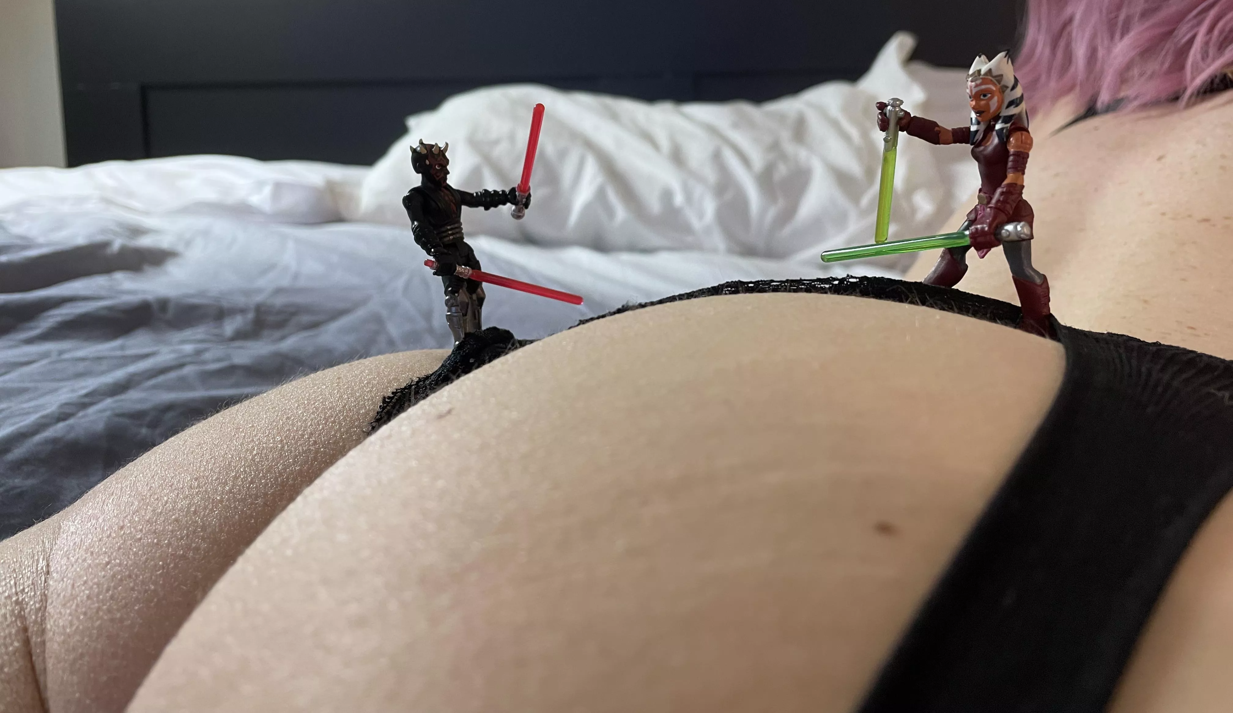 You dare challenge me Ahsoka! I will [f]inish you!