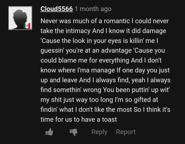 And I always find yeah I always find somethin wrooong