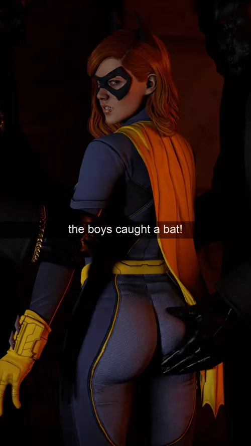 Batgirl - The Boys Caught a Bat! (emberstock) [DC]