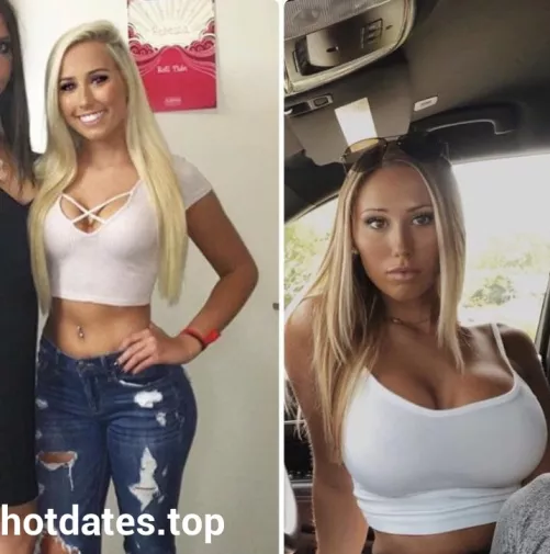 Before nad atfer her bimbofication