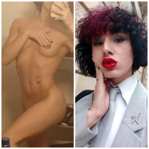 Body and face of a transgender wannabe bimbo (21yo🫶🏼) any advices too look prettier? Do I pass as a woman for you?🌸