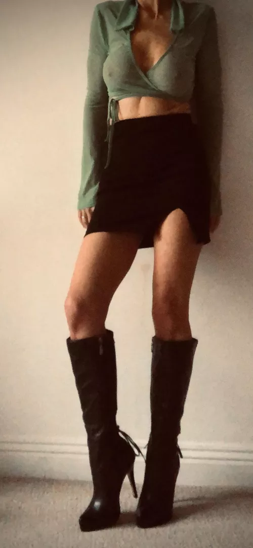 Definitely boot weather….