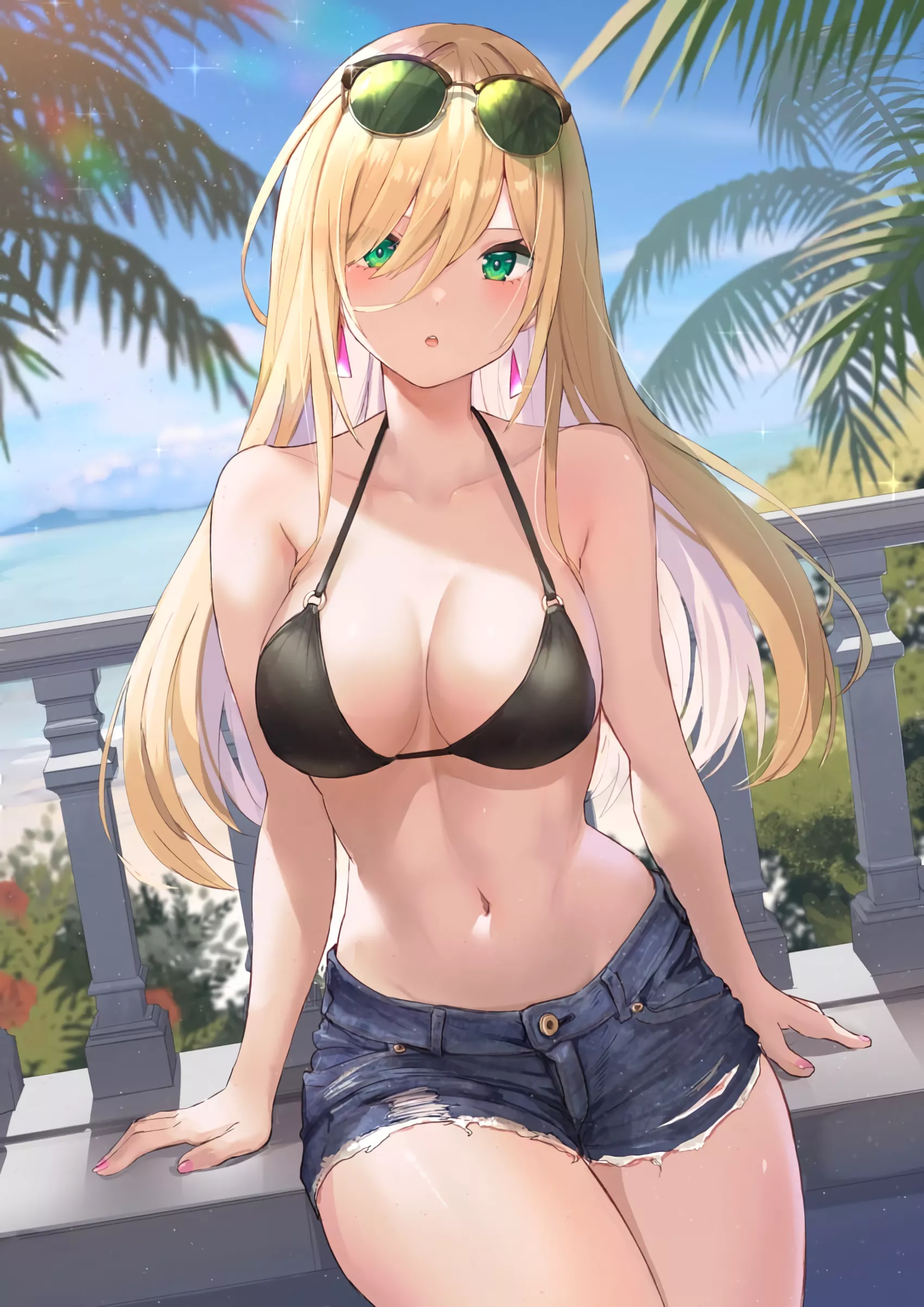 Eyewear on head (_nanashina_) [Original]