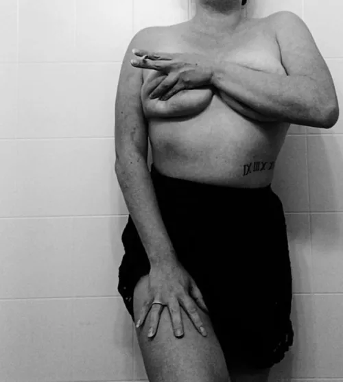 Fuck my tits while I smoke..