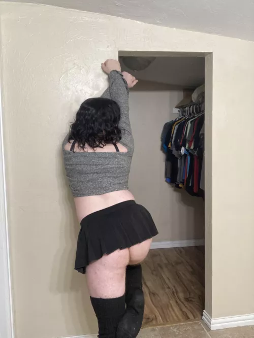 I feel so slutty in this skirt 🥰
