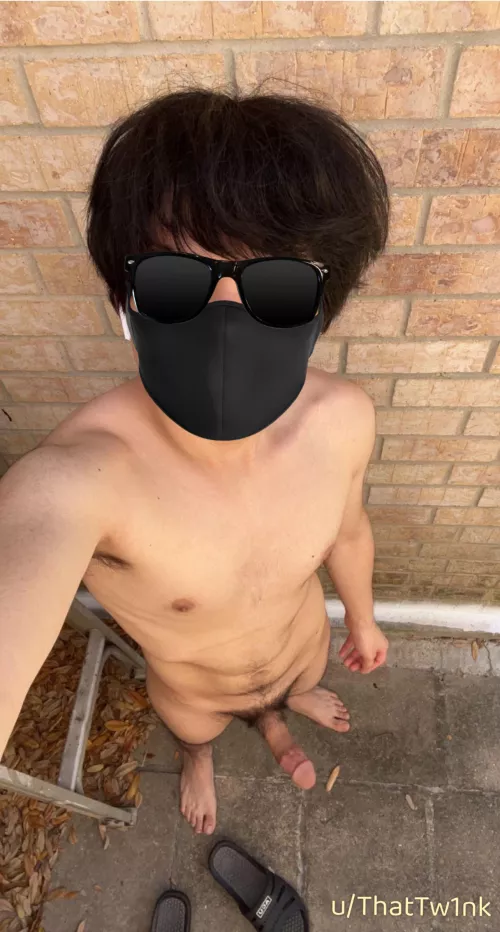 i love being naked outside ☺️