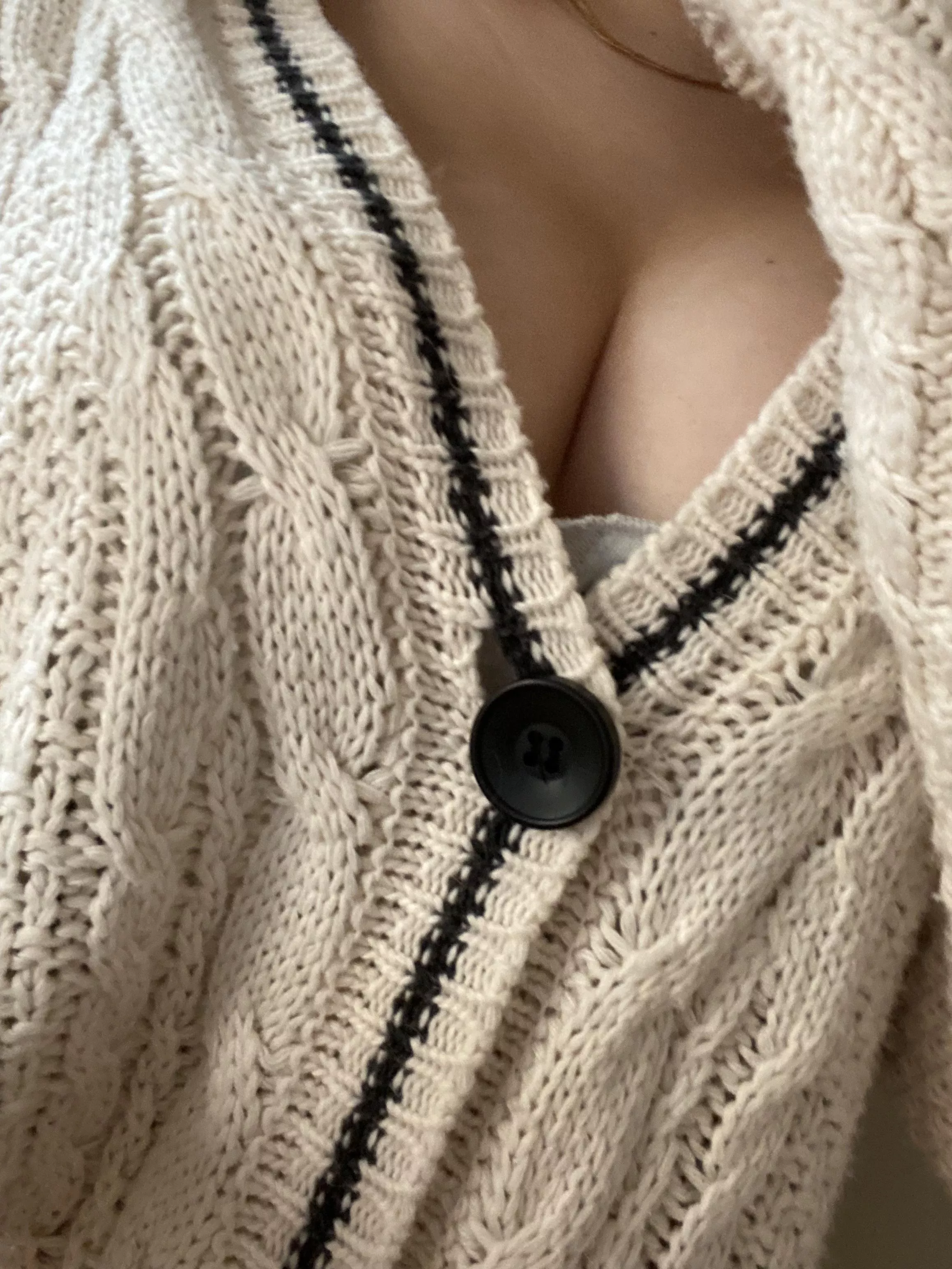 I wore a cute sweater today and wanted to share for the first time…(P.S. bonus points if anyone recognizes it)