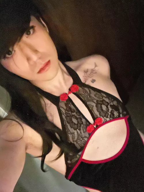 I’m starting to think these outfits are more for his pleasure than mine. Not complaining though:)