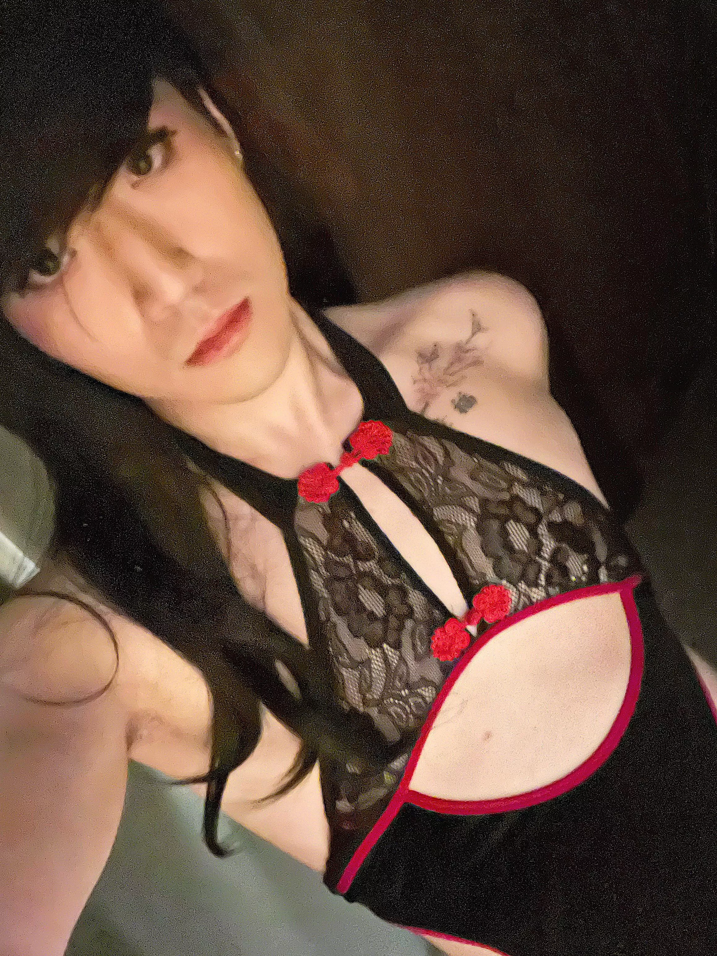 I’m starting to think these outfits are more for his pleasure than mine. Not complaining though:)