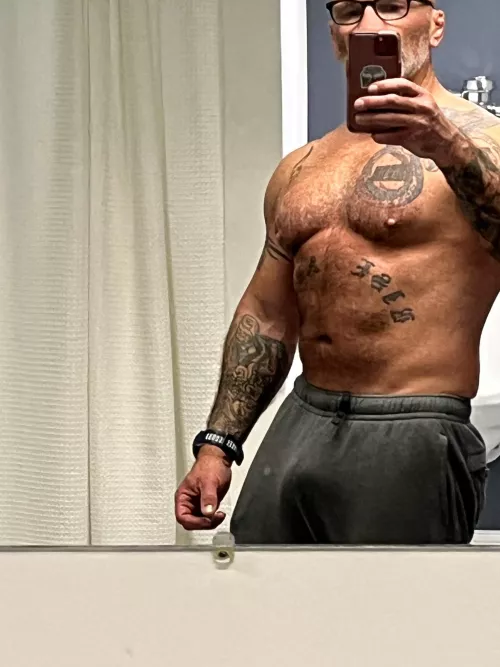 I’m told I look good in these sweats. What do you think? [48]